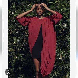 NWT Textured Scalloped Coat